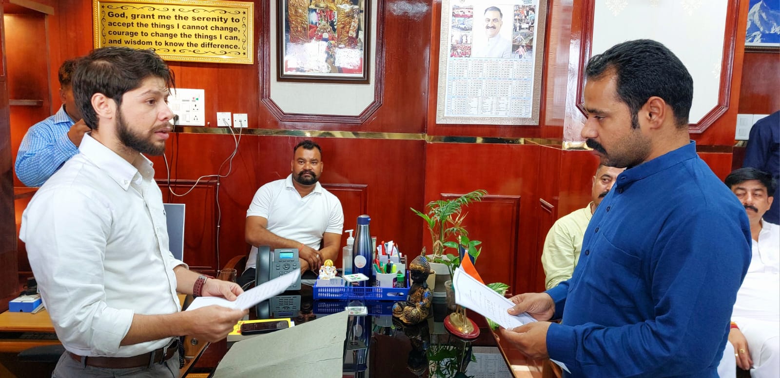 Sumit Kumar took oath as BDC vice president
